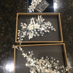 Bridal/Wedding Hair Pieces (Bundle of 3)